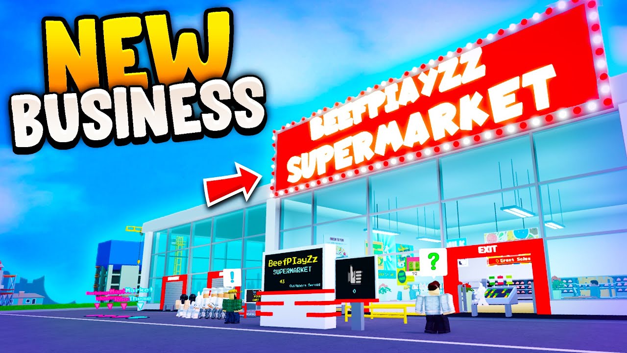 NEW* How to PLAY My Supermarket!! in ROBLOX YouTube