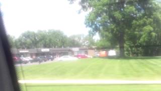 Chasing a CN Auto-Rack train through Fenton, Michigan