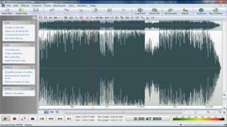 How to reverse a song in a simple way with Wavepad