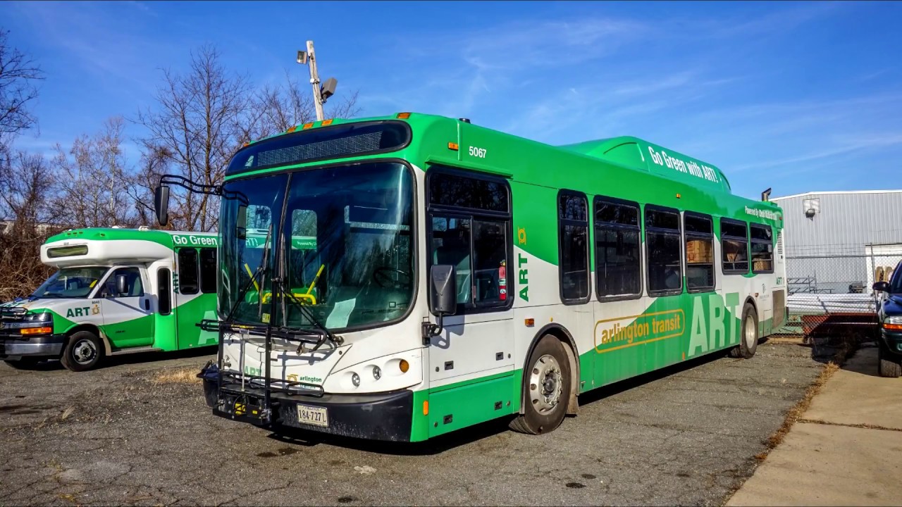 business insider Arlington Transit ART 2011 DesignLine EcoSaver IV & 2014 NABI 40 LFW Gen III CNG #5067