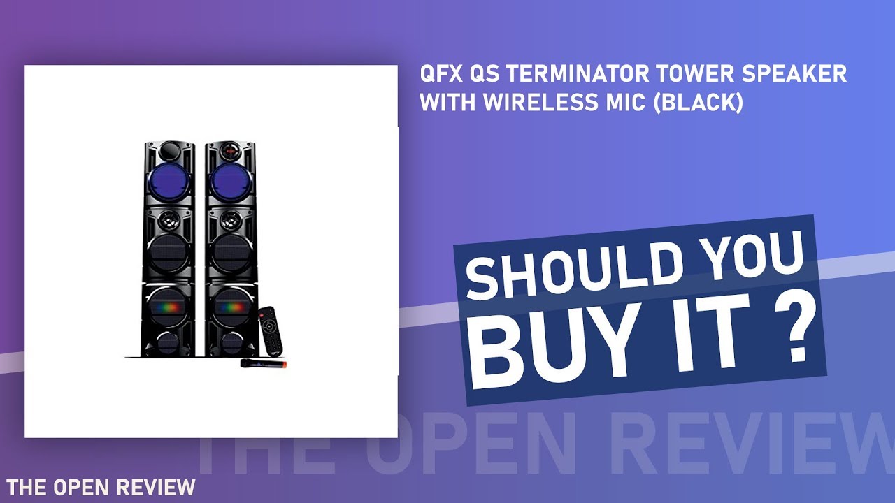 qfx qs terminator tower speaker