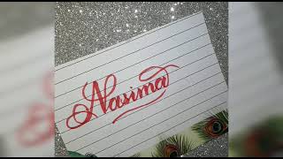 Nasima Names Calligraphy Videos And Learn Calligraphy