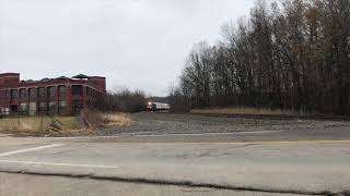 NS 1075 & 3647 Lead Westbound Double Stack Intermodal at Lake Street