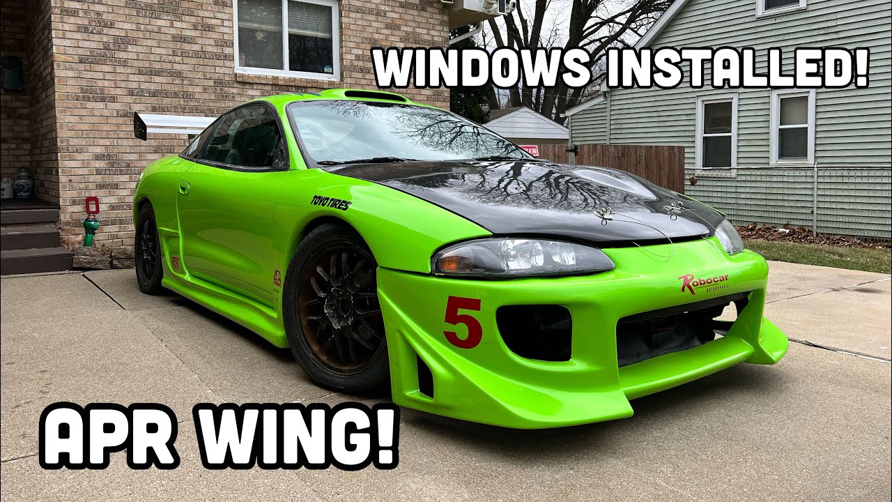 Building a Fast & Furious Eclipse! - Installing Windows and Wing!