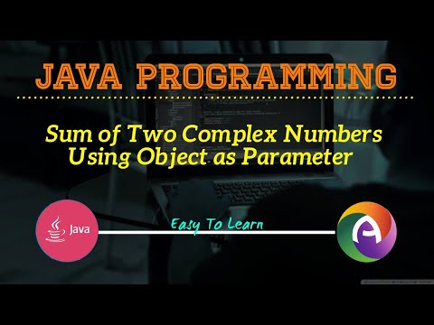JAVA Program To Find The Sum Of Two Complex Numbers Using Object As Parameter To Function