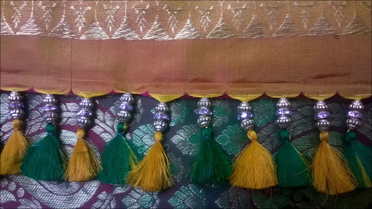 Saree Tassels Designs Compilation November 2016 ♥ Part 1 ♥ YouTube