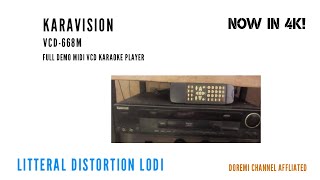 Karavision VCD-668M Full Demo - VCD Karaoke Player