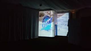 Projection Mapping Curved Surfaces