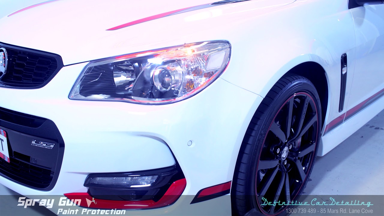 Holden Motorsport Edition Heron White Definitive Sydney Spray Gun 4 Layers Gloss Enhancement Paint P