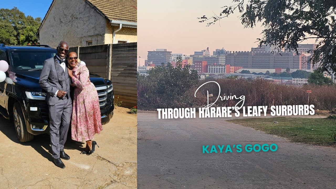 Driving Around The Leafy Suburbs Of Harare, Zimbabwe