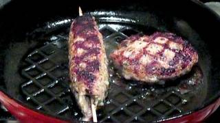 Lamb Kofta Kebabs How to make recipe Lamb Burger