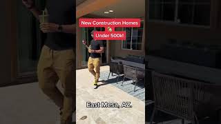 New construction homes 🏡 in East Mesa starting under 500k #newbuild #firsttimehomebuyer #realestate