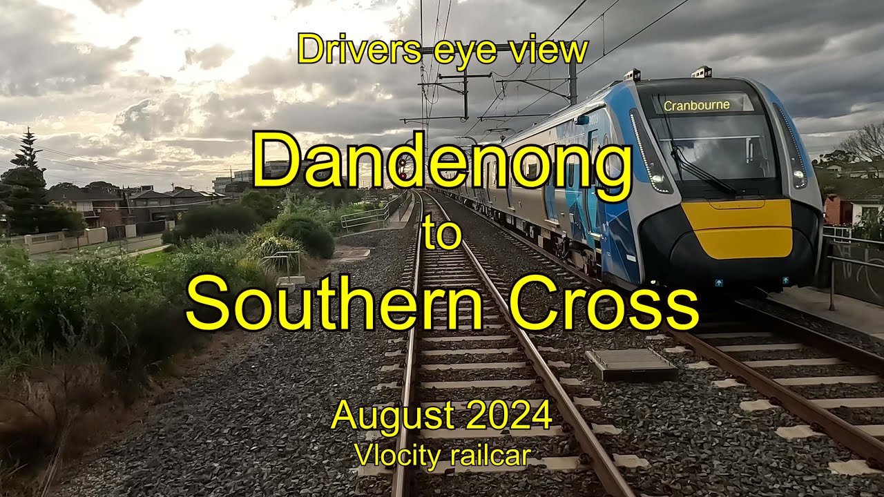 Drivers eye view, Dandenong to Southern Cross, Aug 2024 YouTube