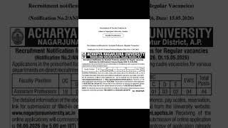 Teaching/Non-Teaching jobs in Higher Education #vacancy #urgentvacancy #govtjobs share &Subscribe