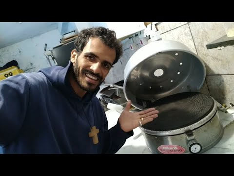 MINHA ROTINA NA LANCHONETE - Forno de Pizza a Gás