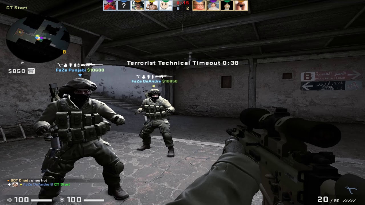CSGO LAT-GA Funny Moment With Childs On SV Competitive MEME