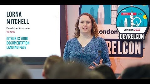 GitHub is your documentation landing page -- Lorna Mitchell