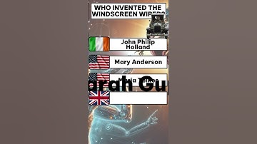 Who Invented It, Quiz: Who Invented the Windscreen Wiper? Answer