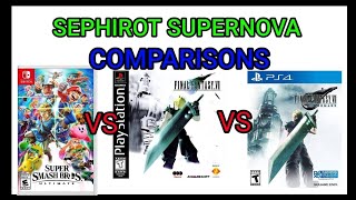Sephirot Supernova Nintendo Switch Ssbu Vs Ps1 Final Fantasy 7 Vs Ps4 Final Fantasy 7 Remake Fhd