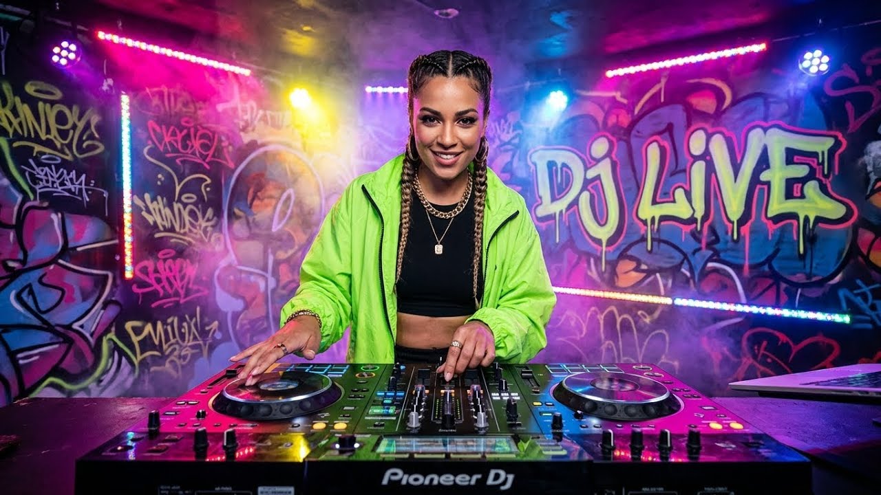 Hip Hop DJ LIVE Set | Underground Neon Club Music