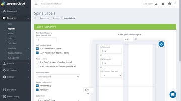 Printing Spine Labels