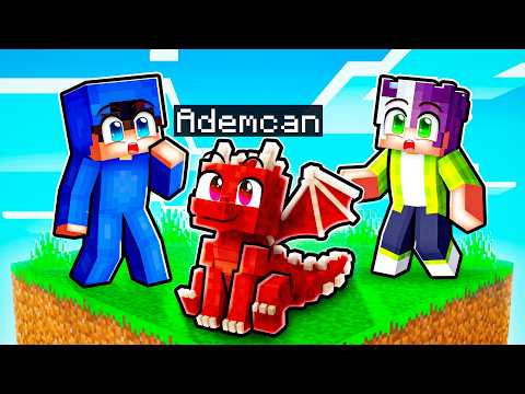 ONE BLOCK'TA Arkadaşımı Ejderhaya Dönüşerek Trolledim! | Minecraft