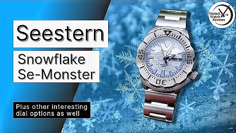 BEST MONSTER HOMAGE? Seestern Snowflake AliExpress Watch Review #HWR