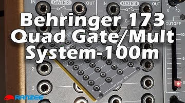 Behringer 173 Quad Gate Multiplier Eurorack System 100m clone