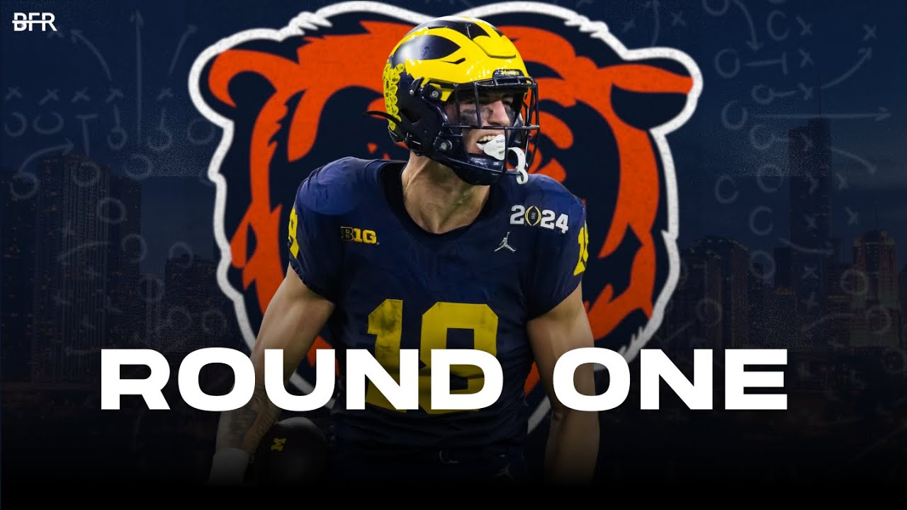 Chicago Bears Draft Colston Loveland | 2025 NFL Draft Live Stream - YouTube