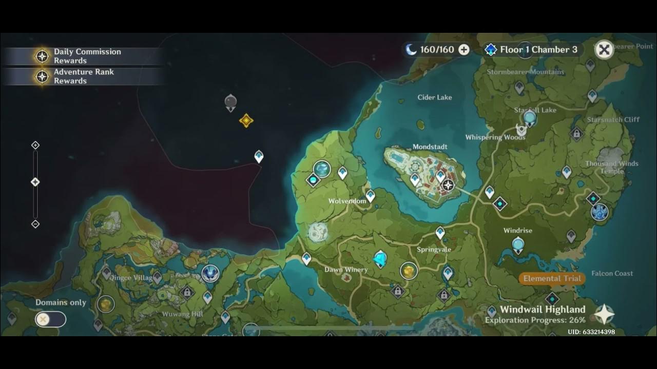 GENSHIN IMPACT How to get past the wind barrier without waypoints and