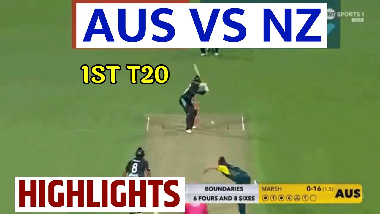 1st T20 AUS vs NZ Highlights | full match Highlights | Highlights 2024 ...