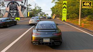 Mercedes-AMG GT 63 S 4-Door Coupé VS Supercars - Forza Horizon 6 | Logitech G923 Steering Wheel