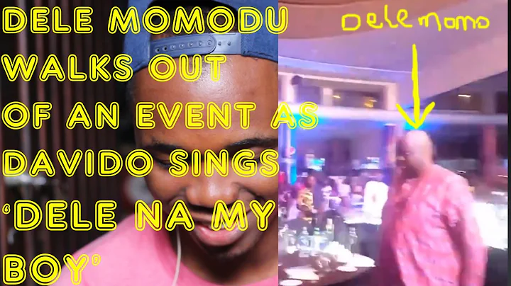 Davido Vs Dele Momodu, He Shouldn't Have Walked Out