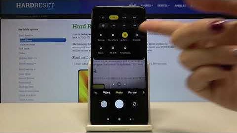 How to Manage Camera Gridlines on Poco X3 - Turn On/Off Gridlines