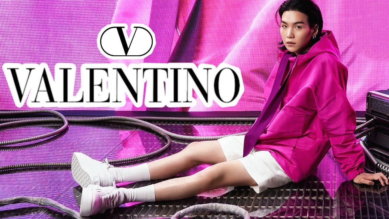VALENTINO announces BTS SUGA as Brand Ambassador - YouTube