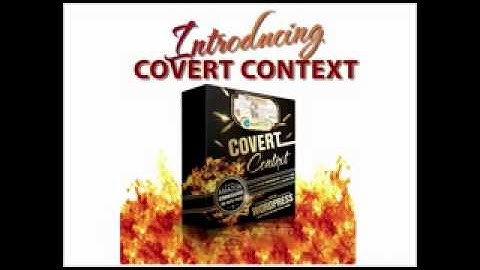 Covert Context  Amazon affiliate automation plugin