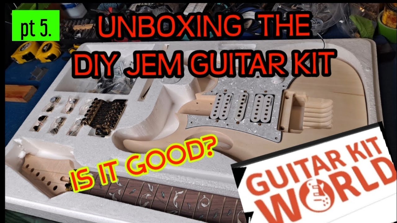 GUITAR KIT WORLD UNBOXING JEM STYLE DIY GUITAR KIT YouTube