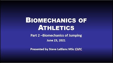 Biomechanics of Jumping