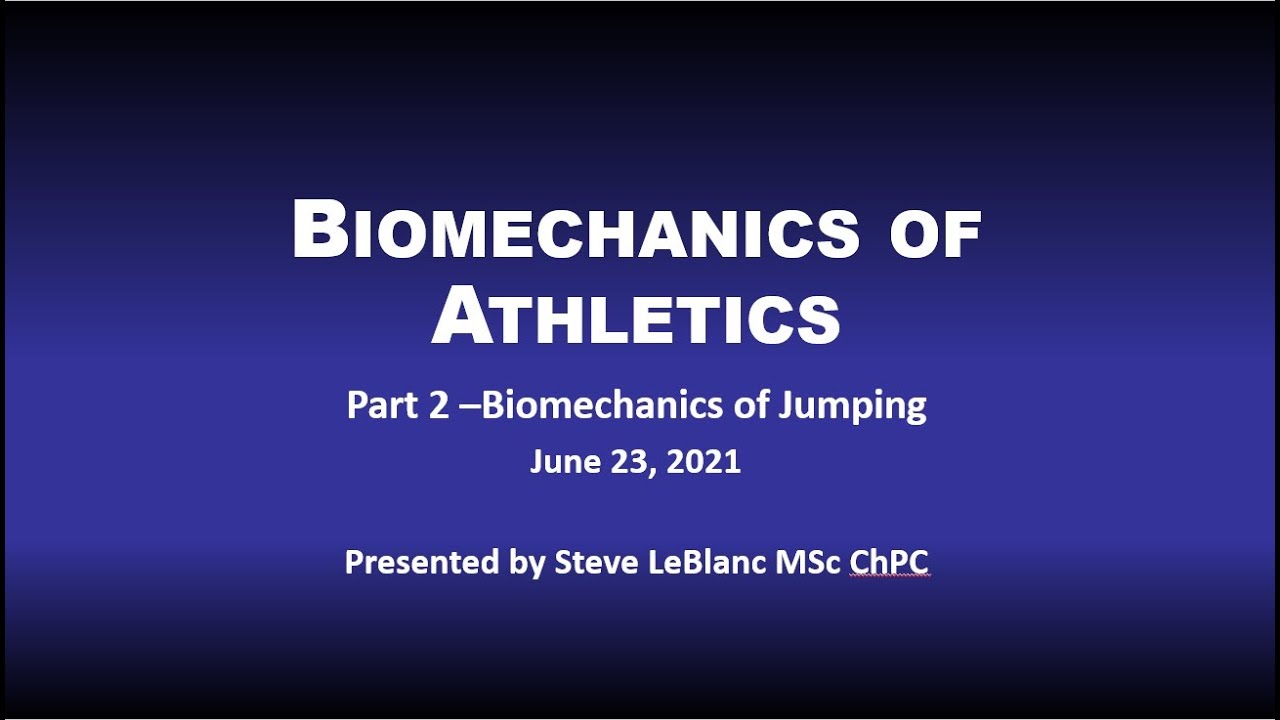 Biomechanics of Jumping