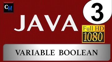 Curso de Java [Tutorial Java Básico]  03 - Variable boolean - Operador ternario
