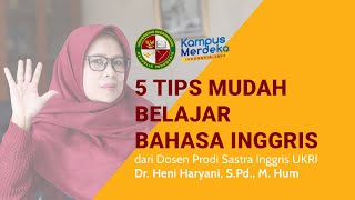 5 TIPS MUDAH BELAJAR BAHASA INGGRIS dari Dosen Sastra Inggris UKRI screenshot 2