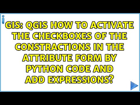 QGIS how to activate the checkboxes of the constractions in the attribute form by Python code...