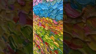 Blossoming Steppe, Oil On Canvas, 70X70 Cm