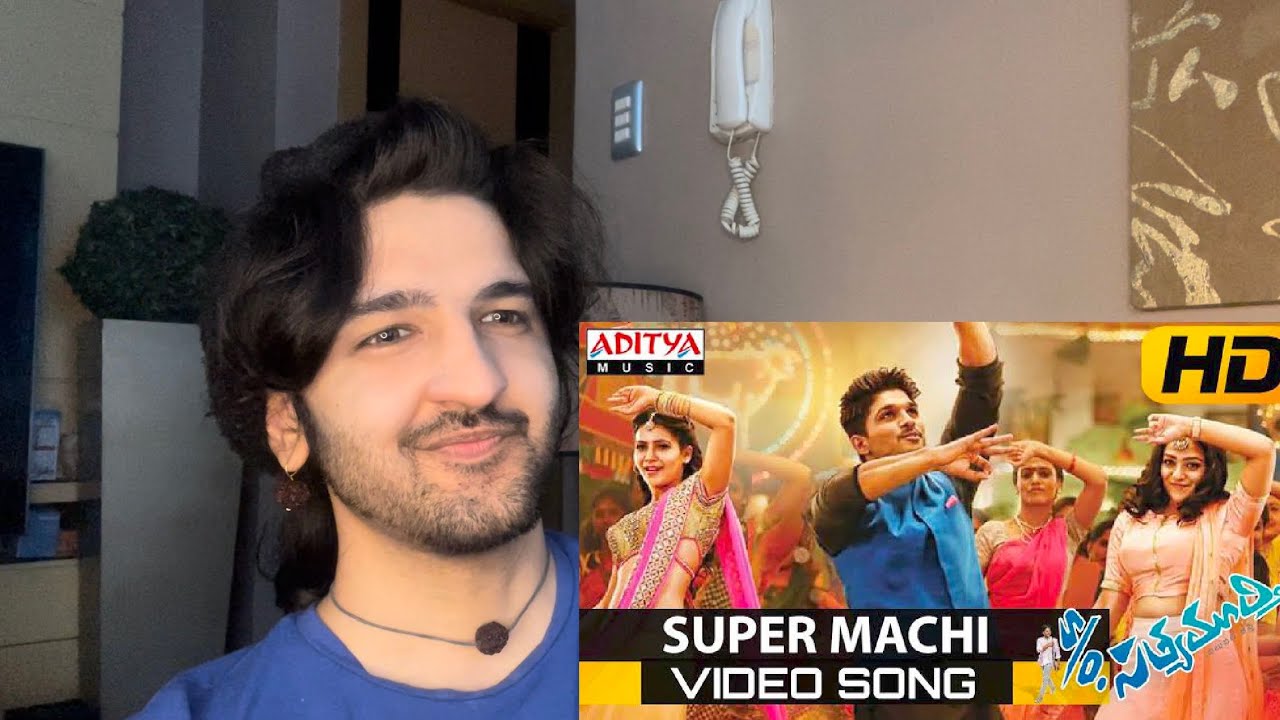 Super Machi Full Song Reaction : S/o Satyamurthy Full Video Song - Allu Arjun, Upendra, Sneha