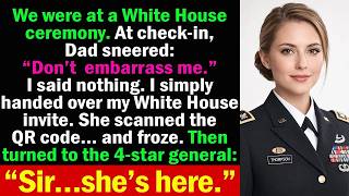 At The White House, My Dad Mocked Me—Then A 4 Star General Saluted Me