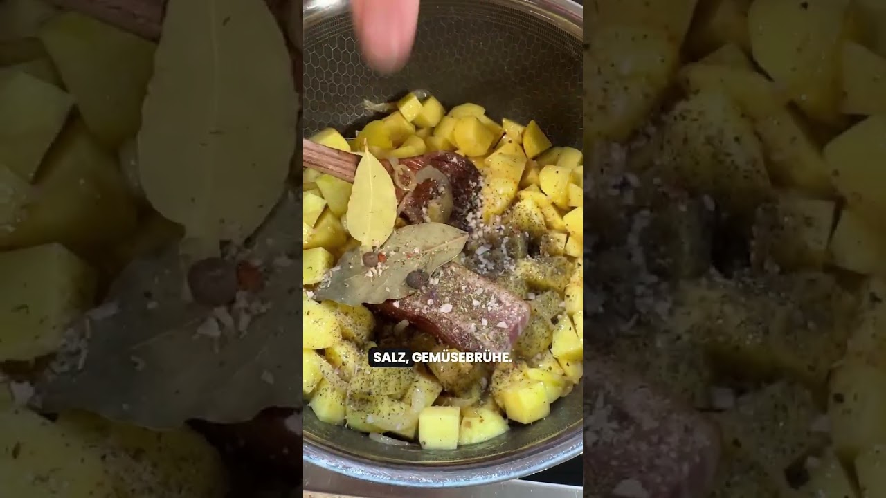 Kartoffelsuppe mit Wiener Würstchen 🔥