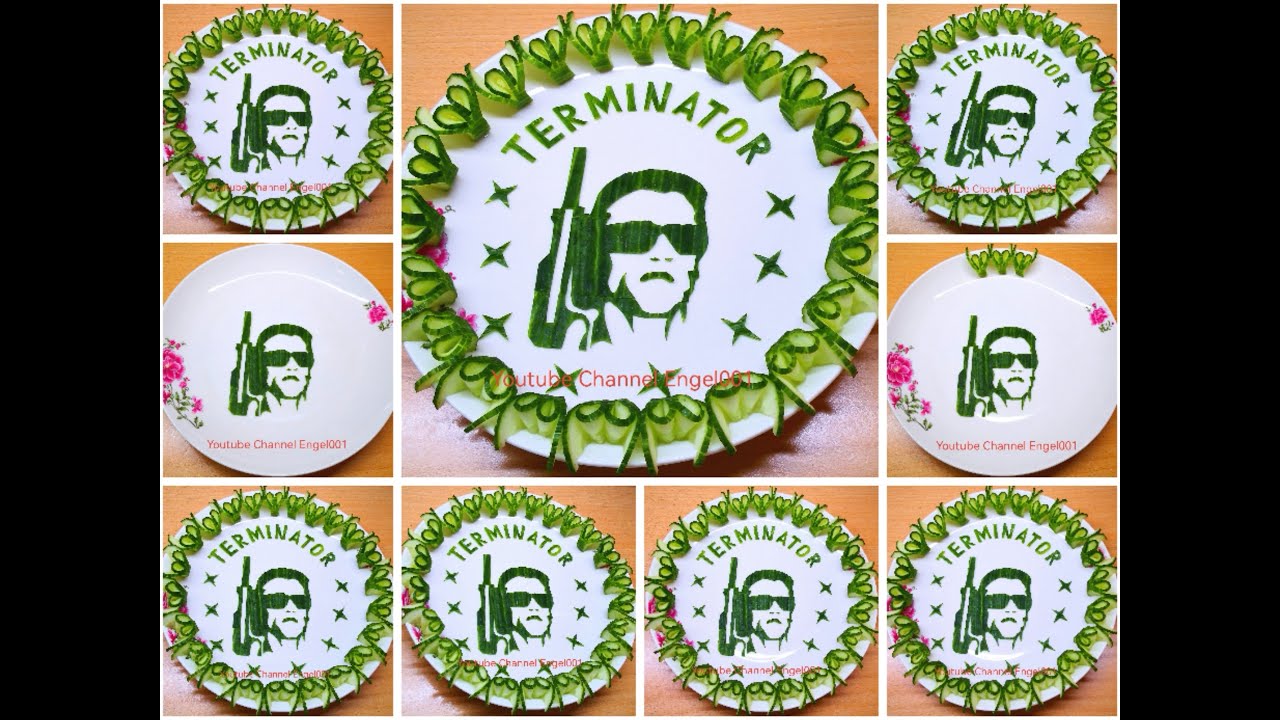 Engel001 . Fruit Art . Lebensmittel Kunst  . Terminator . Aktuelle Nachrichten .