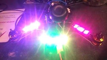 Cleanflight LED Strip Testing MF280 Quadcopter