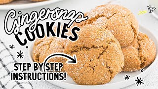The perfect gingersnap cookies recipe for the holiday season