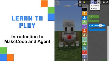Introduction to Agent and Coding with MakeCode in Minecraft Education